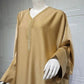 Beigefarbener Kaftan