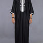 Caftan Schwarz Modern Mann
