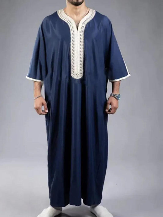 Caftan Simple Blau Mann