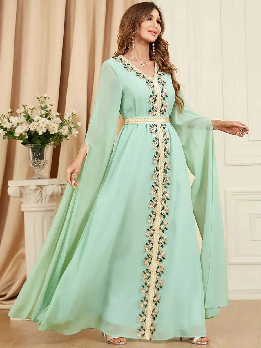 Caftan Vert Simple