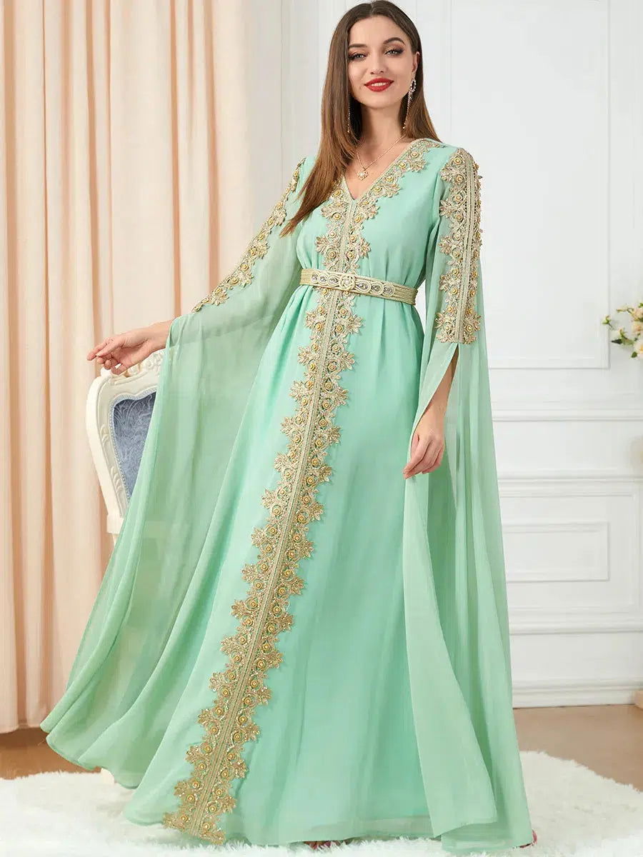 Caftan Vert d'Eau