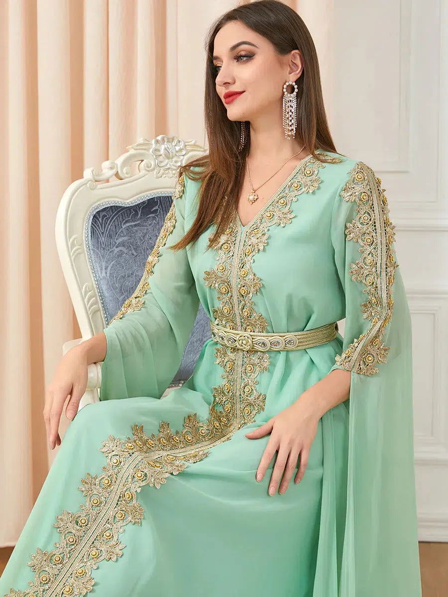 Caftan Vert d'Eau