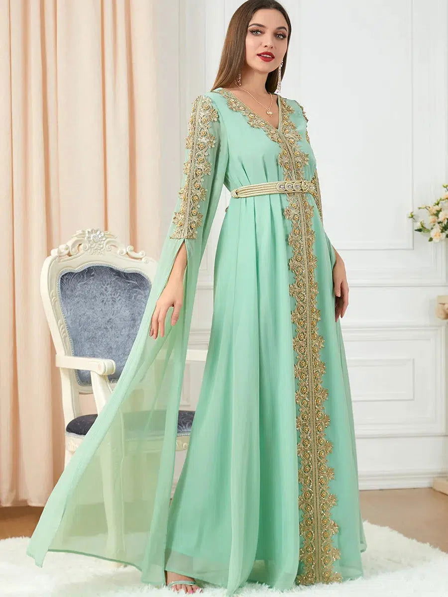 Caftan Vert d'Eau