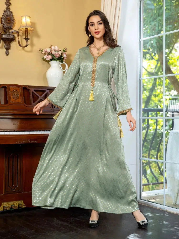 Kaftan Kleid Grün