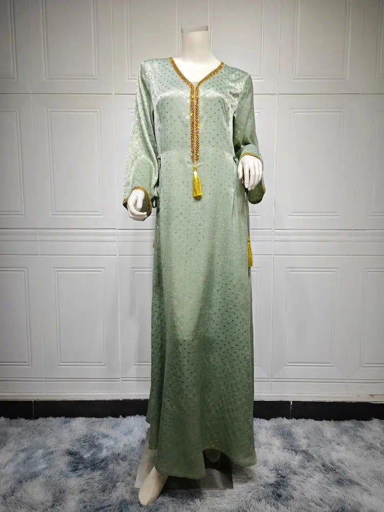 Kaftan Kleid Grün