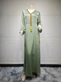 Thumbnail for Kaftan Kleid Grün