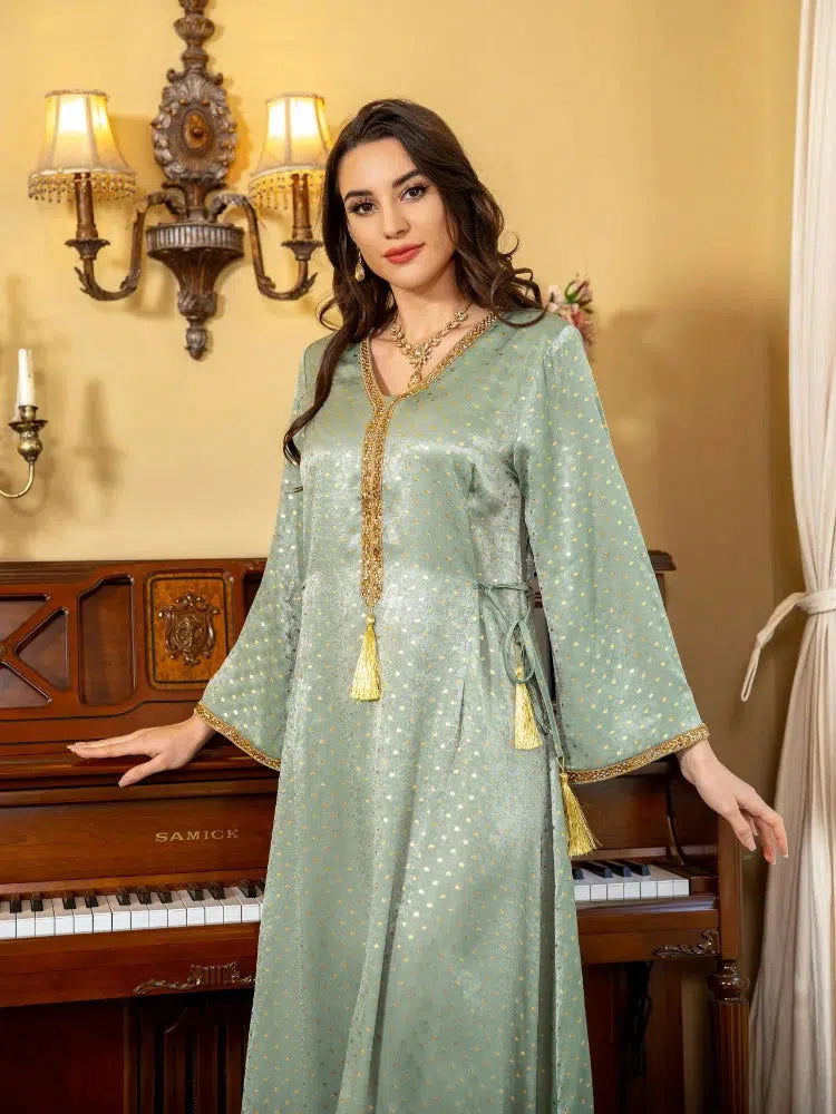 Kaftan Kleid Grün