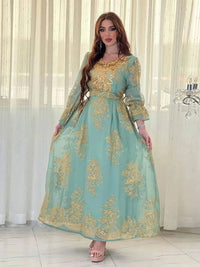 Thumbnail for Boho Kaftan Grün