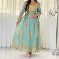 Thumbnail for Boho Kaftan Grün