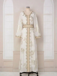 Thumbnail for Kaftan Kleid Weiß