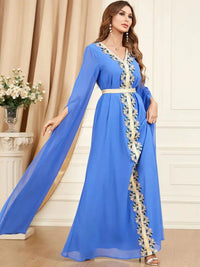 Thumbnail for Kaftan Kleid Blau