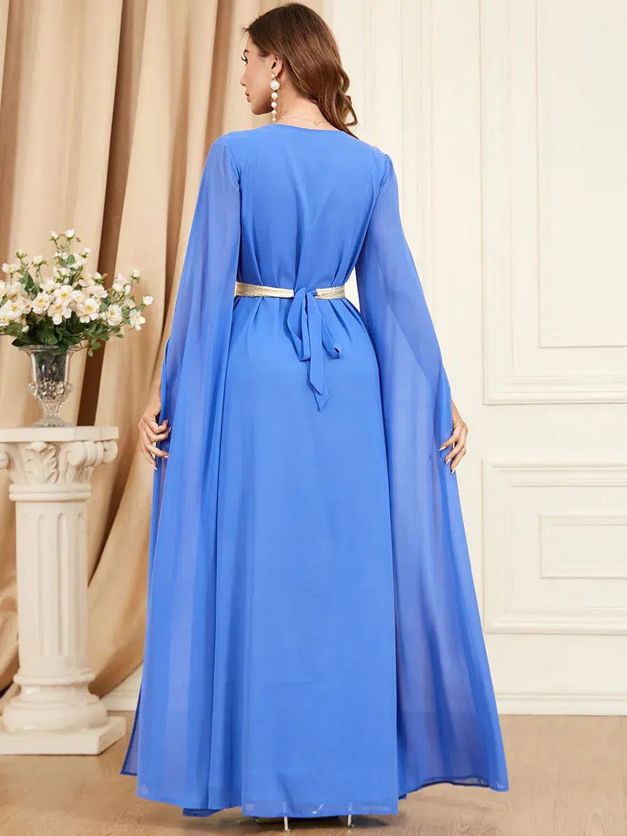 Kaftan Kleid Blau