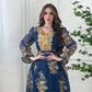 Kaftan-Kleid Dunkelblau