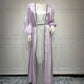 Kaftan-Kleid Farbe Violett
