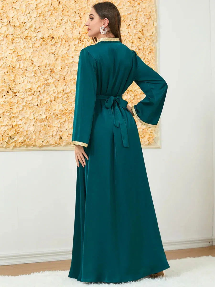 Kaftan-Kleid Grün Verlobung