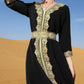 Kaftan Hochzeit Schwarz Frau