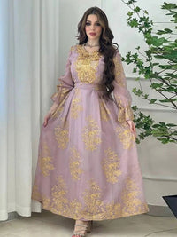 Thumbnail for Kaftan Kleid Pink