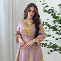 Thumbnail for Kaftan Kleid Pink