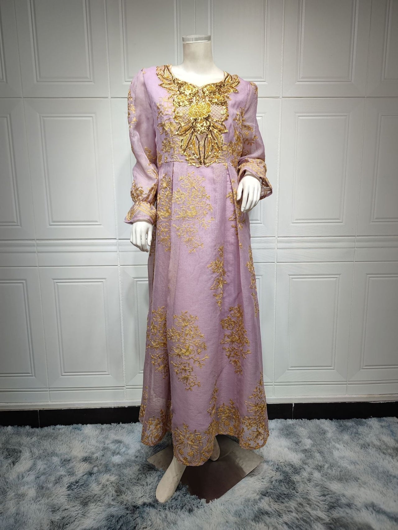 Kaftan Kleid Pink