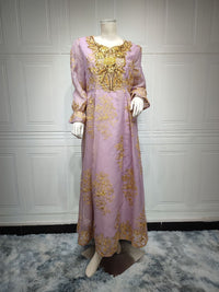 Thumbnail for Kaftan Kleid Pink