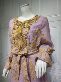 Thumbnail for Kaftan Kleid Pink