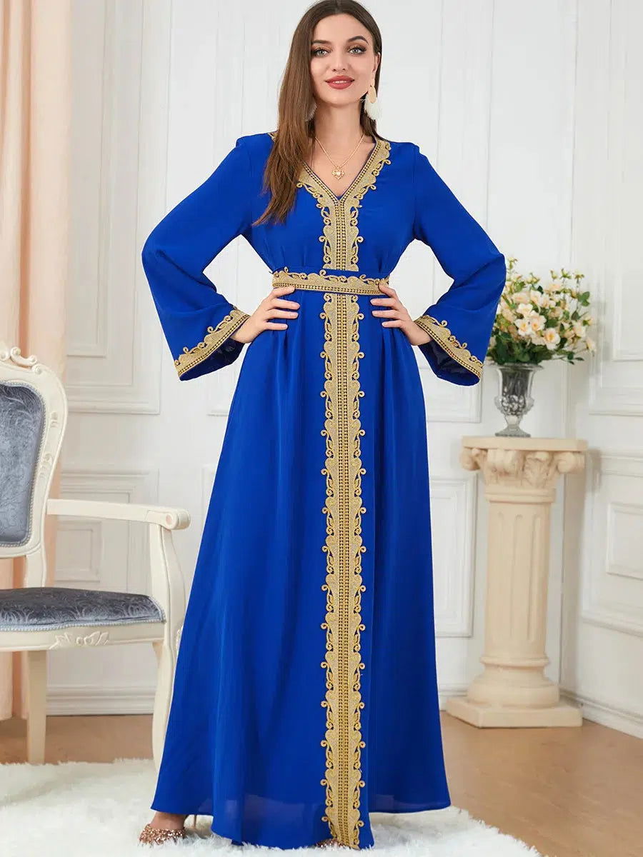 Kaftan Königsblau