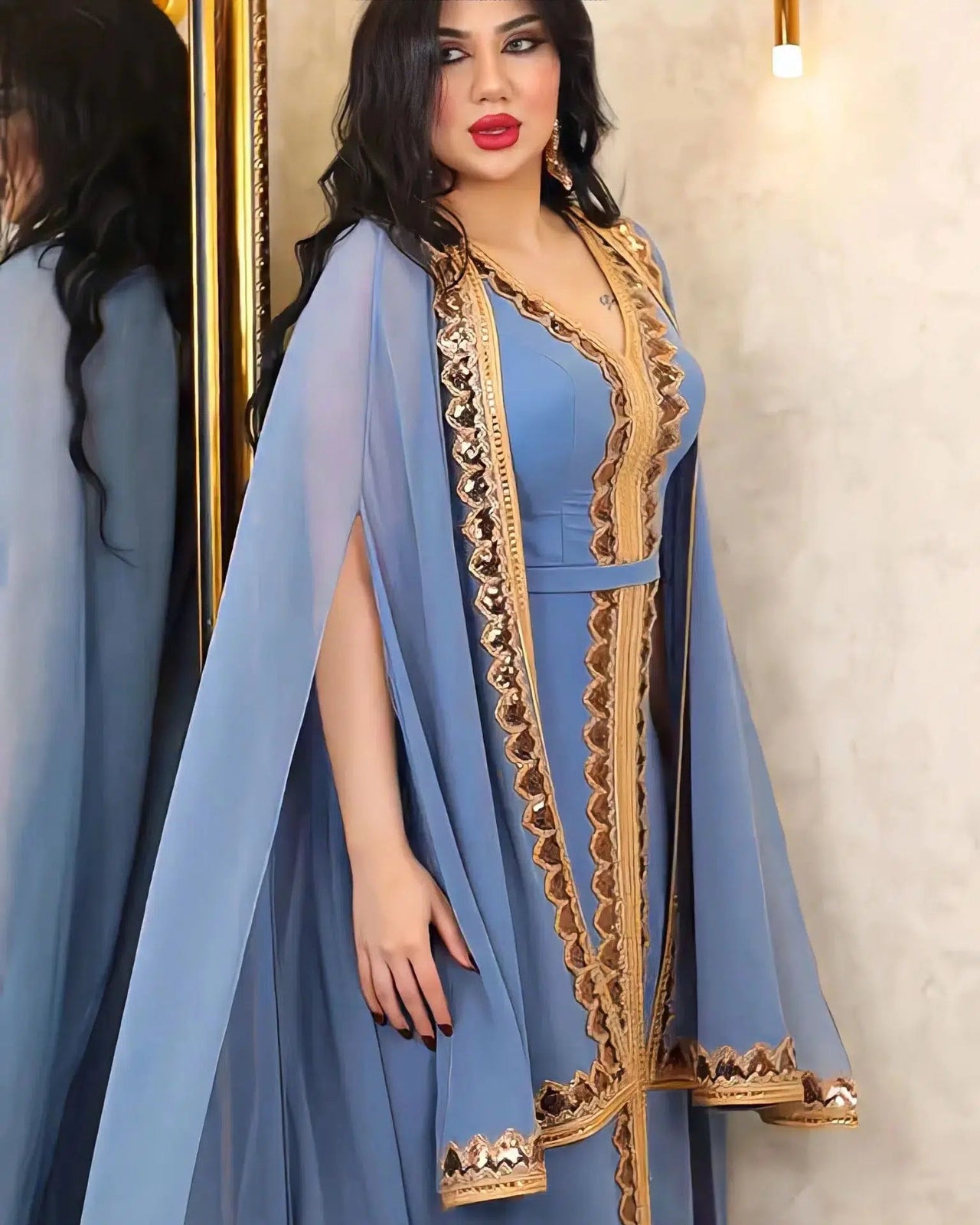 Moroccan Kaftan Blue