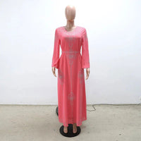 Thumbnail for Kaftan Dress Pink