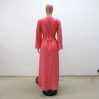 Thumbnail for Kaftan Dress Pink