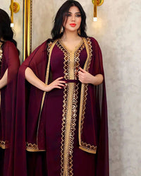 Thumbnail for Kaftan Kleid Rot