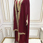 Kaftan Rot und Gold