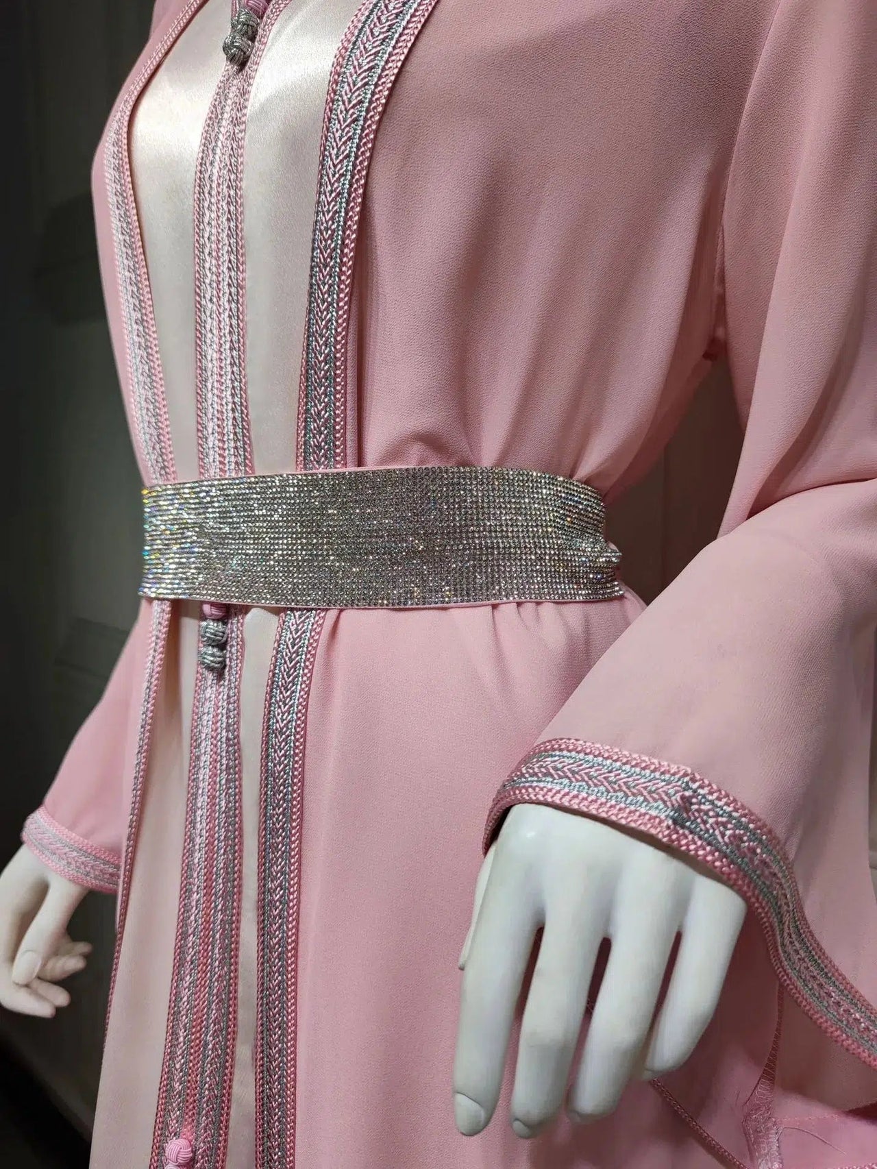 Kaftan Satin Dress
