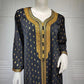 Kaftan Schwarz und Gold