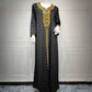 Kaftan Schwarz und Gold