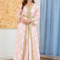 Marokkanischer Kaftan Blassrosa