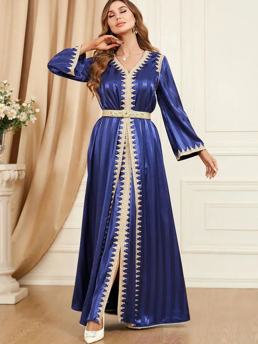 Marokkanischer Kaftan Blau