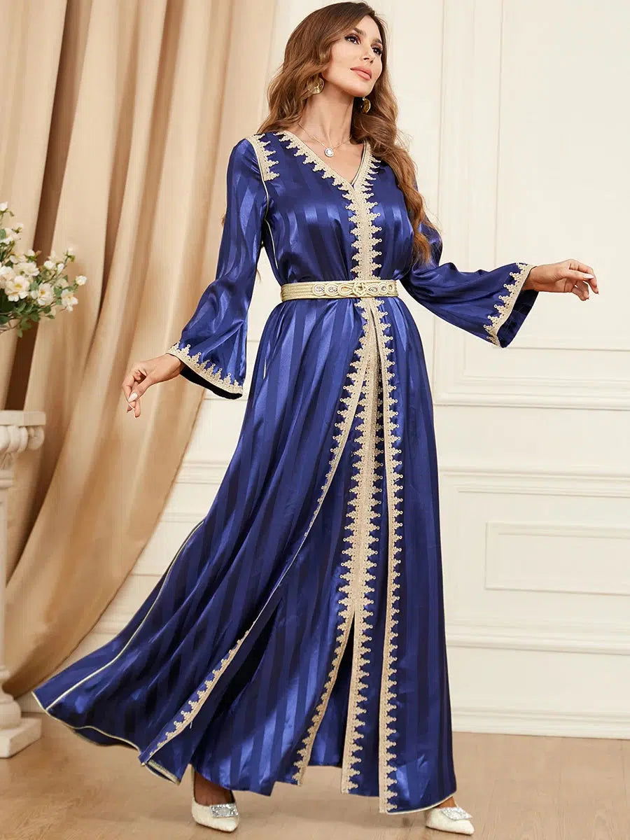 Marokkanischer Kaftan Blau