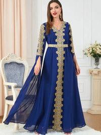 Thumbnail for Kaftan Dress Blue