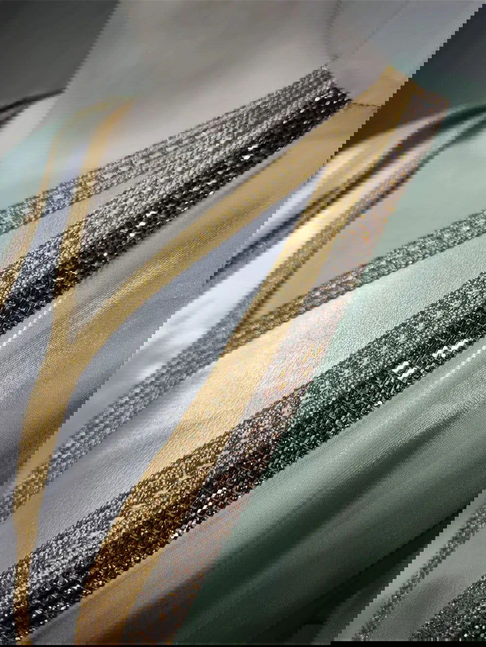 Seiden Kaftan Abendkleid