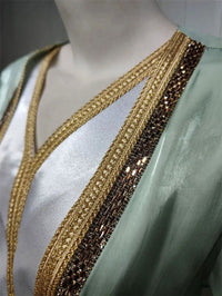 Thumbnail for Seiden Kaftan Abendkleid