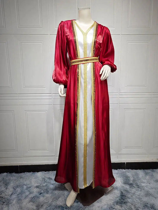 Marokkanischer Kaftan Rot Billig