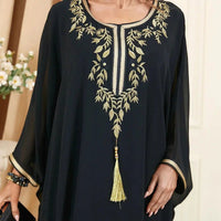 Thumbnail for Kaftan Schwarz Lang