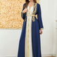 Moderner Kaftan Blau Hochzeit