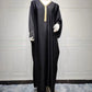 Moderner Kaftan Schwarz