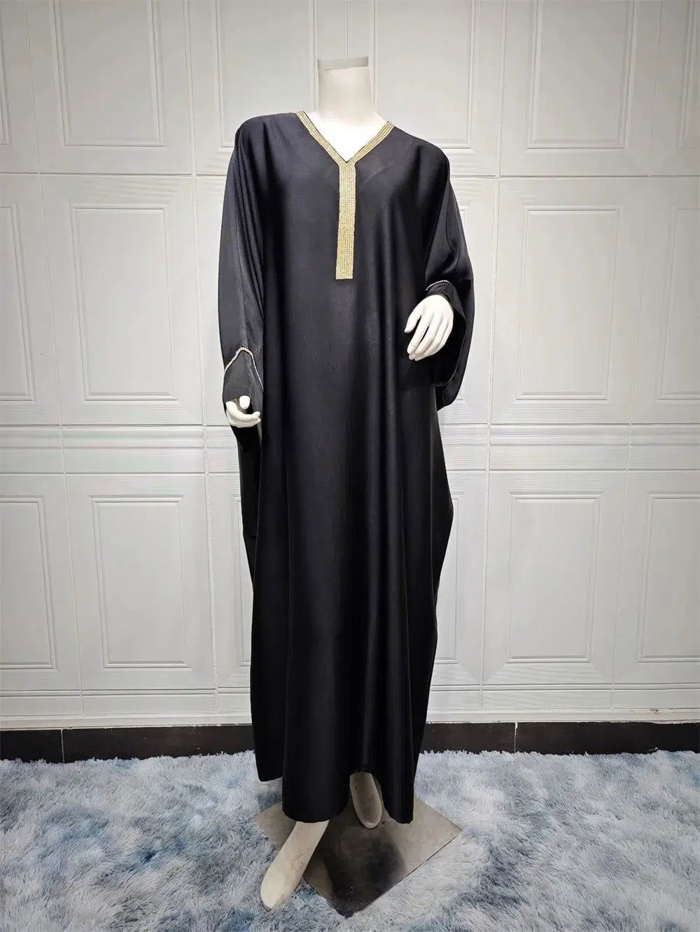 Moderner Kaftan Schwarz