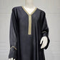 Moderner Kaftan Schwarz