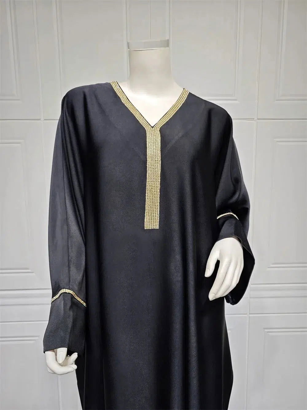 Moderner Kaftan Schwarz