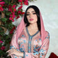 Moderner Rosa Kaftan Frau