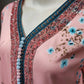 Moderner Rosa Kaftan Frau