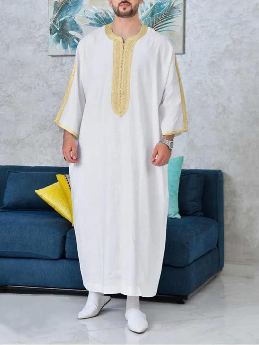 Moderner weißer Kaftan für Männer